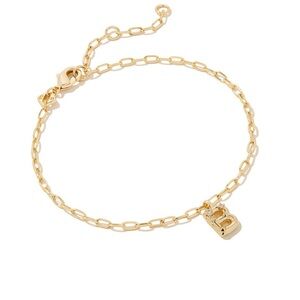 Kendra Scott Gold “B” Charm Bracelet